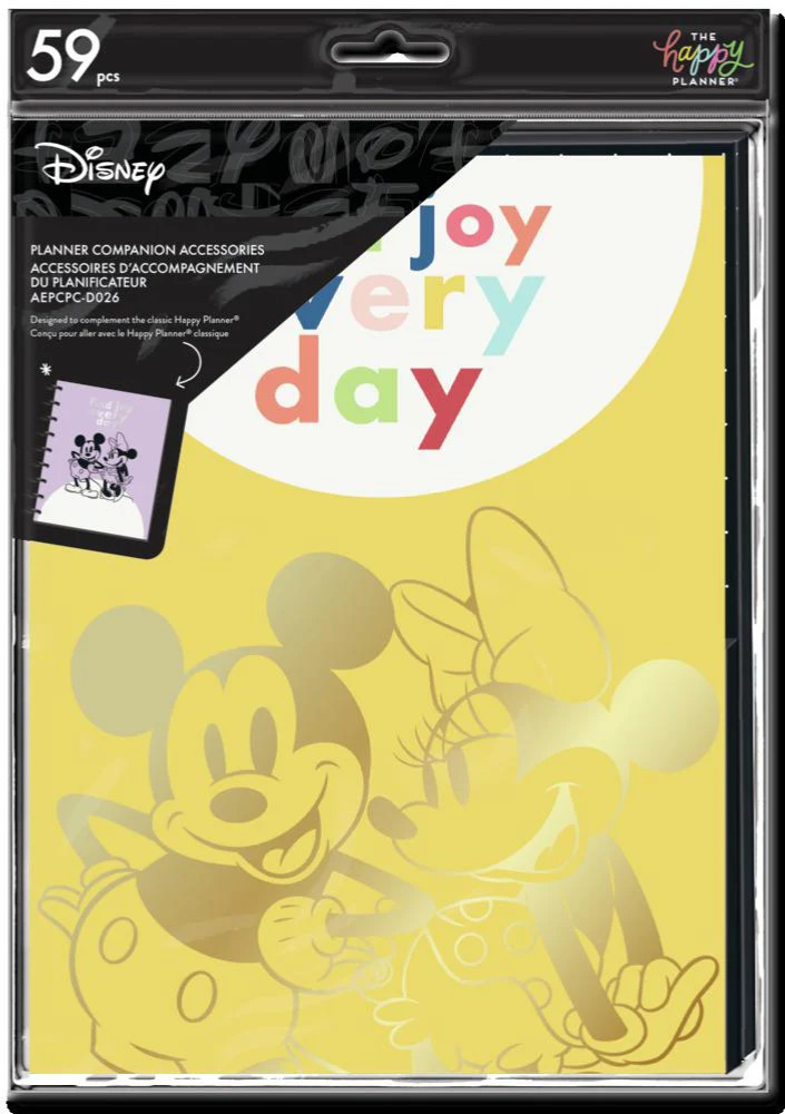 Happy Planner Disney Mickey & Minnie Mouse Colorblock Classic Companion Pack