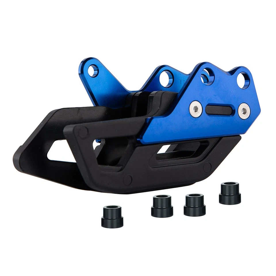 CNC Rear Chain Guide Guard For Yamaha YZ250FX YZ250X YZ450FX WR250F WR450F Blue - Image 4 of 4