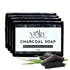 Savon Charbon Végétal Bio Pour Tous Types De Peau 110G Chaque Paquet De 4