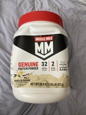 Muscle Milk Genuine Protein Powder, Vanilla Crème, 32G Protein, 30.9 OZ/1.93 LB 13.98 per gallon