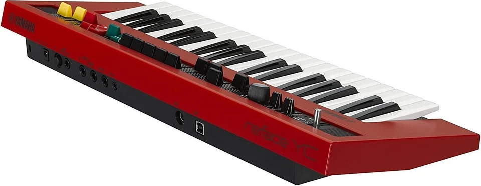 YAMAHA REFACE YC Mobile Synthesizer 37 Tasten Mini Red Keyboard Klavier aus... - Bild 3 von 4