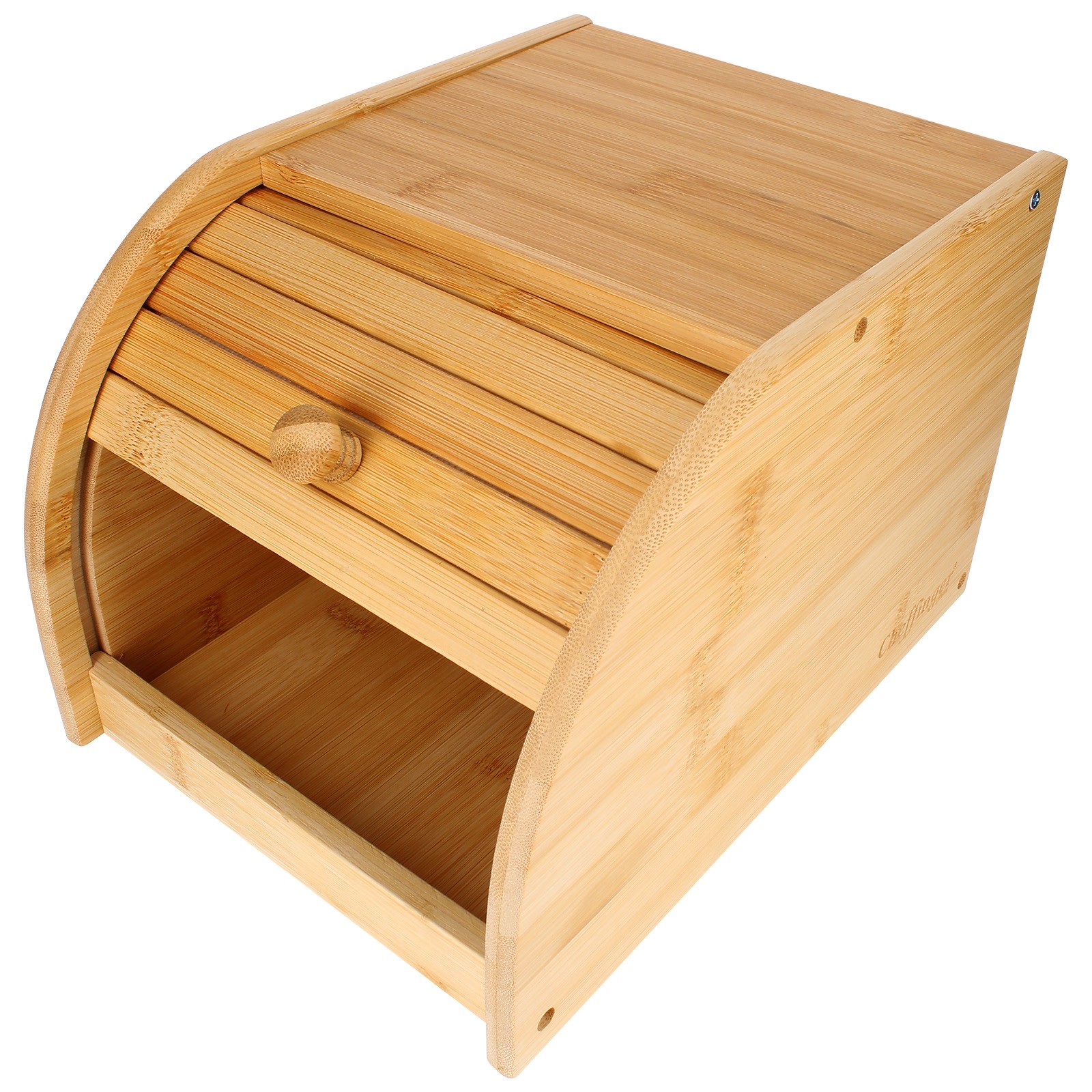 Boîte à pain en bambou Cheffinger de 38cm couleur bois naturel
