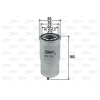 1X Kraftstofffilter Valeo 587722 Passend FüR Bmw Ford Ac Land Rover