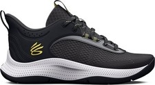 Under Armour Unisex Grade School UA 3Z 6 Basketball Shoes Jet Gray/Black/Metalli