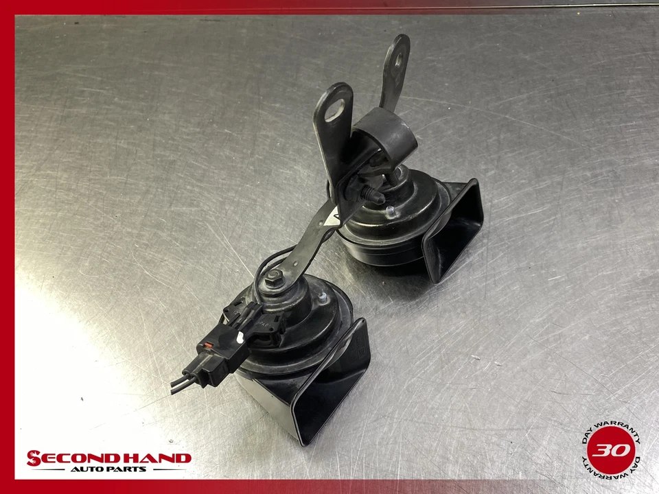 2009-2015 JAGUAR XF HIGH AND LOW TONE HORN SET OEM 2010 2011 2012 2013 2014 - Image 4 of 4