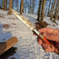 Taschenmesser Laguiole Damastmesser Damaszener Klappmesser Scharf Handmade (LG36