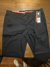Under Armour Pants Mens 36X30 Black Stretch cotton Tech Casual Straight Fit