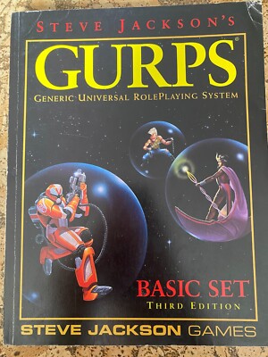 Gurps Basic Set 3. Edition Rollenspiel, guter Zustand inkl. Auszüge