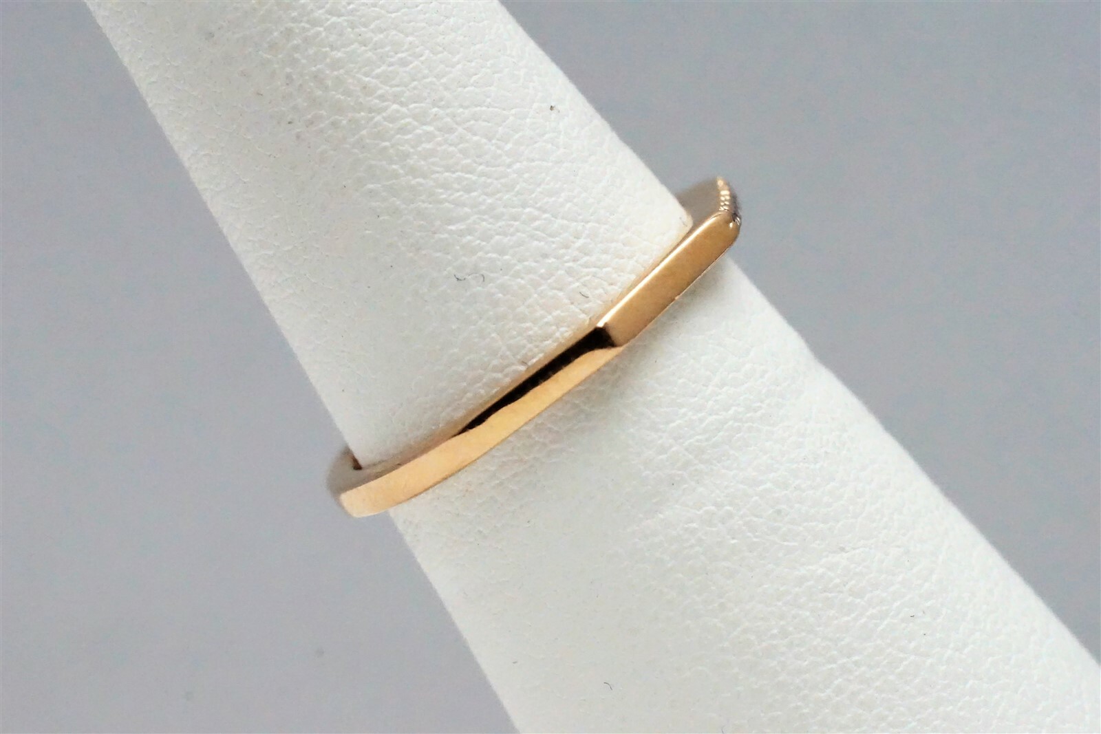 Pandora Multifaceted Ring Stackable 14k Gold Plat… - image 4