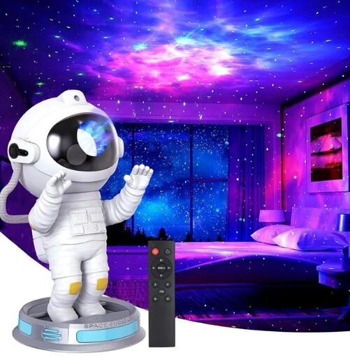 Projecteur de galaxie veilleuse astronaute, idée cadeau pour petit et grand