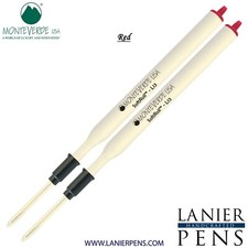 2 X - Monteverde L13 Soft Roll Ballpoint Refill for Lamy Ballpoint Pens, Red Ink