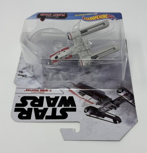 Star Wars Hot Wheels Starships Die Cast Resistance Y-Wing Fighter Rise Skywalker - Imagen 5 de 6