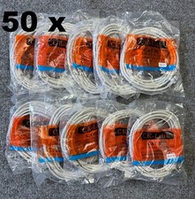 Ethernet Cables LAN Network Cord by CK-Link CAT 5E - 10FT long - PACK OF 50