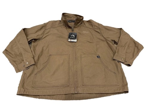 DRI-DUCK Brown Canvas Jacket Coat MENS XL Logo ULCAN Liberty Quarry NWT