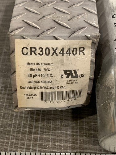 IRP Run Capacitor, Round, 30 uF Mfd., 440/370 Volt, CR30X440R - Picture 2 of 7