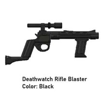 DEATH WATCH Blaster Weapon for Minifigures -Pick Color - Star Wars NEW