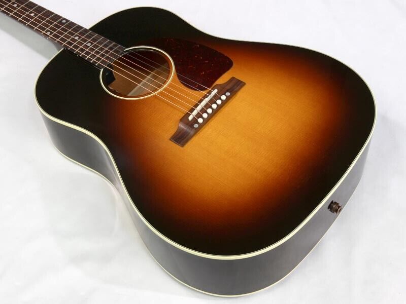 New Gibson J-45 Standard Vintage Sunburst Acoustic Guitar From 