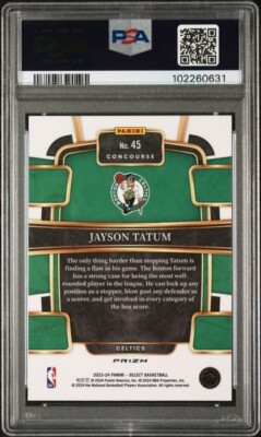 2023-24 Panini Select - Concourse Jayson Tatum #45 Silver