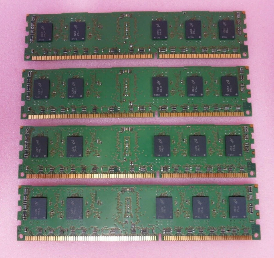 Micron MT9KSF25672PZ-1G4D1AD 8GB (4x2GB) PC3-10600 DDR3 ECC CL9 240P Memory - Image 2 of 3