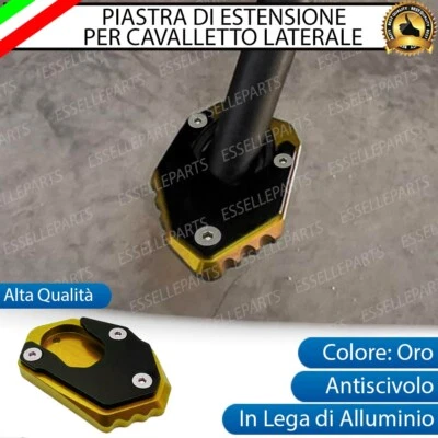 ESL PIASTRA DI ESTENSIONE CAVALLETTO ORO SPECIFICA PER KAWASAKI Z900 RS 2018-2020