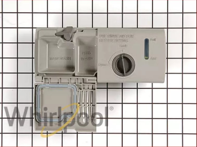 Whirlpool Genuine OEM Dishwasher Detergent Dispenser WPW10224430