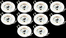 10pcs Recessed LED Puck Lights/Down Lights - 3" Inch - 12VDC - 3W - KL3W5730-W-1