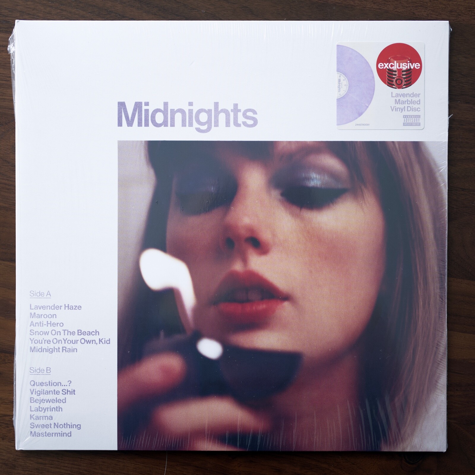Taylor Swift Midnights 🟣 Marbled Lavender Vinyl Target Exclusive