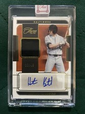 2022 Panini Three and Two Heston Kjerstad Holo Silver Patch Auto 45/49 Orioles