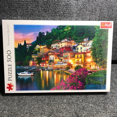 Trefl Red 500 Piece Jigsaw Puzzle - Lake Como, Italy New