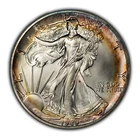 1989 1 oz Silver American Eagle - PCI Target Toning - BU - SKU-E3238