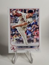 2022 Topps Series 1 Baseball KYLE MULLER RC #30 Rookie Atlanta Braves