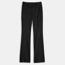 Women's Simply Vera Vera Wang High-Rise Flare Pants Black Sz 16 Dressy Work