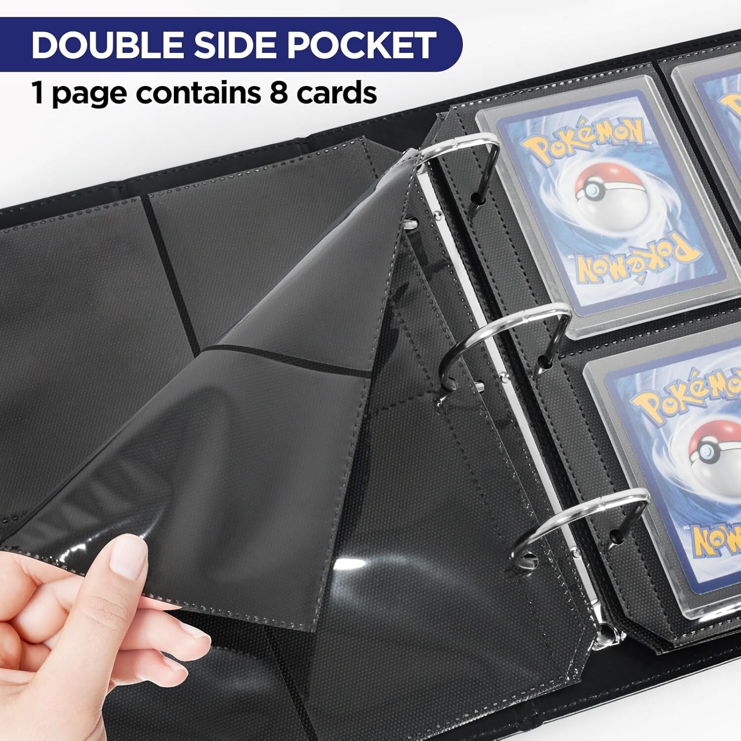 540 Pockets Baseball Card Sleeves & 30 Binder Sheets – Fits 3-Ring Binder