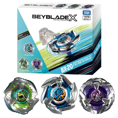 2023 Series Beyblade X BX-20 Drunda Garer Deck Set (3pcs Beyblades