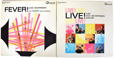 LOT OF 2 DOC SEVERINSEN SEXTET - LIVE! & FEVER! VINYL LP RECORD