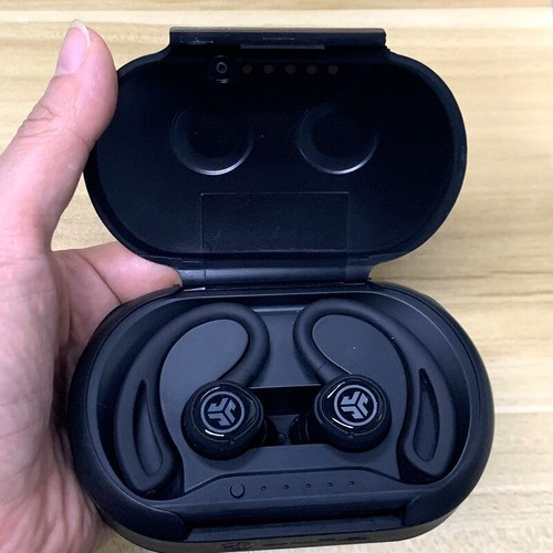 JLab Audio Epic Air Sport Wireless Bluetooth APTX Earbud Headphones Black - Picture 3 of 6