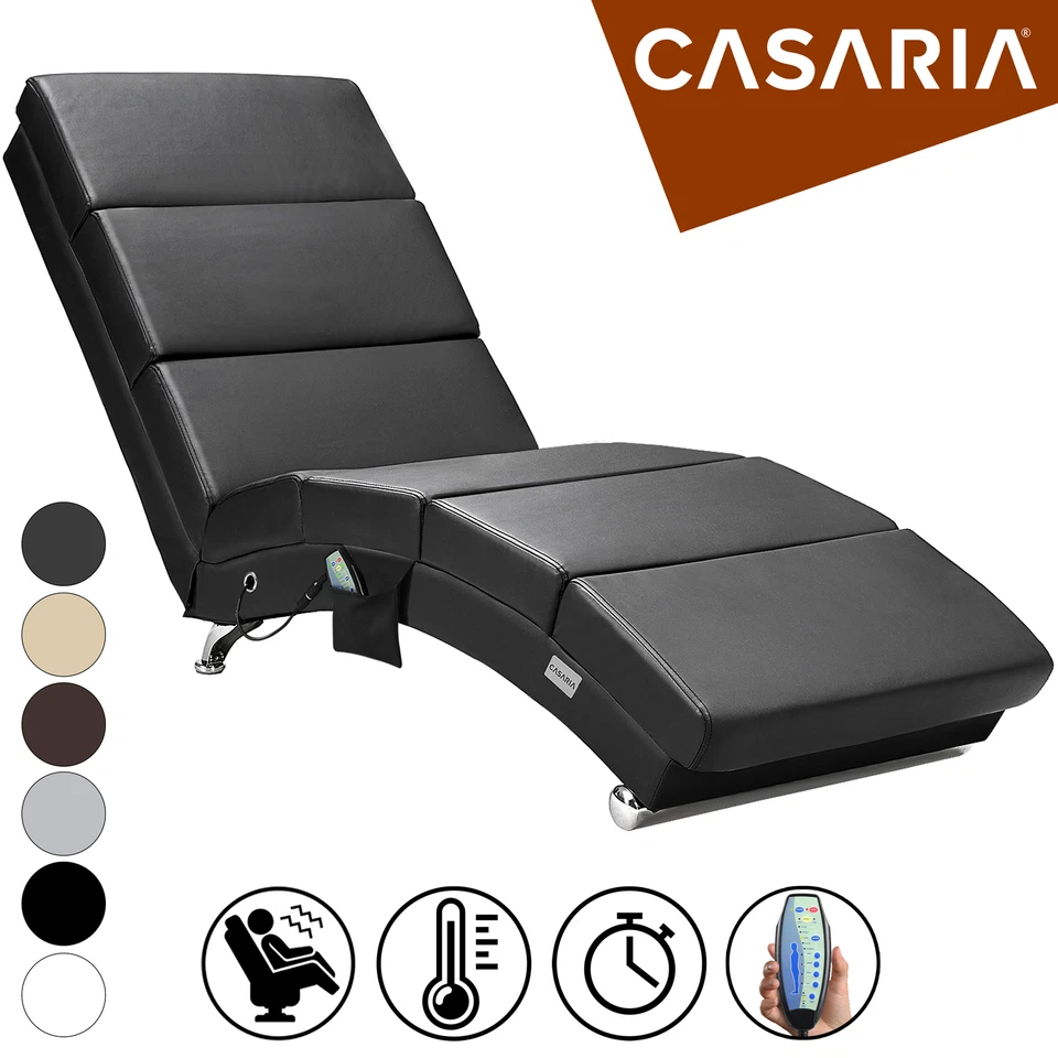 Méridienne London Chaise de relaxation ergonomique Fonction de massage chauffage - Photo 1/1