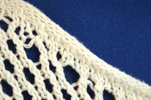 MOSSIMO Beach Cover Up Short Sleeve Crochet Top (Cream) Women's Small - Picture 6 of 9