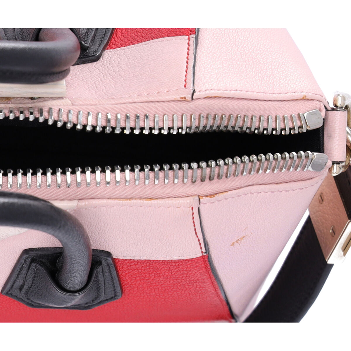 GIVENCHY Antigona Small Satchel Sugar Goatskin Tri-Color Red GIVENCHY Antigona Small Satchel Sugar Goatskin Tri-Color Red