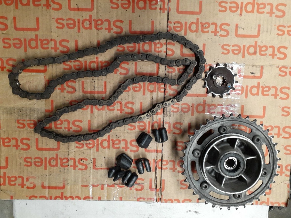 Honda CBR250 520 O-ring drive Chain Sprockets 14 38 hub