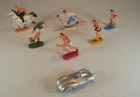 Hausser Elastolin 4cm 7 Toy Figures Game The Sport Vagabond Complete Set #404