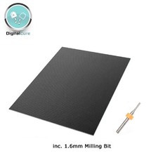 Blacha z włókna węglowego MATTE TWILL 300x200mm 1 2 3 4 5mm - RC Drone Car Truck