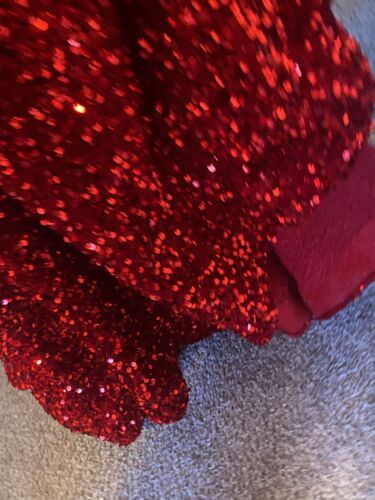 Ava Presley Prom/ Formal Red Sequin Dress Size 12 Please Read Description - Picture 7 of 9