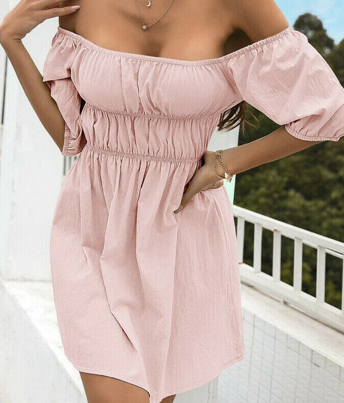 shein pink dress