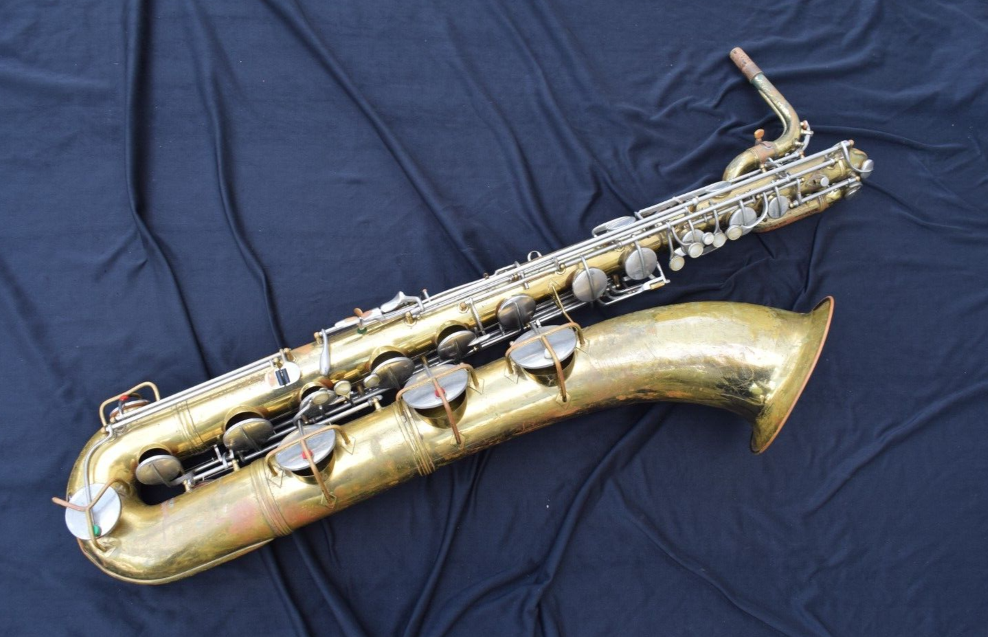 Conn 11m Eb Baritone Sax w/ Low A NEEDS REPAIR Made in Elkhart, IN c