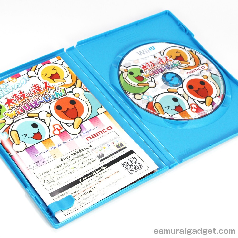 Taiko No Tatsujin Wii U Ver. Set Atsumete Tomodachi & Tokumori - Giapponese Testato - Foto 2