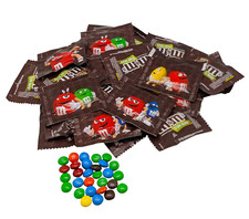 M M's Milk Chocolate Fun Size Packets, Individually Wrapped Bulk Bag 2 Pounds
