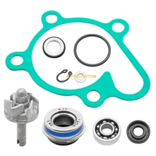 Water Pump Rebuild Kit Impeller Shaft Seal Gasket for Yamaha Grizzly 400 2007-08