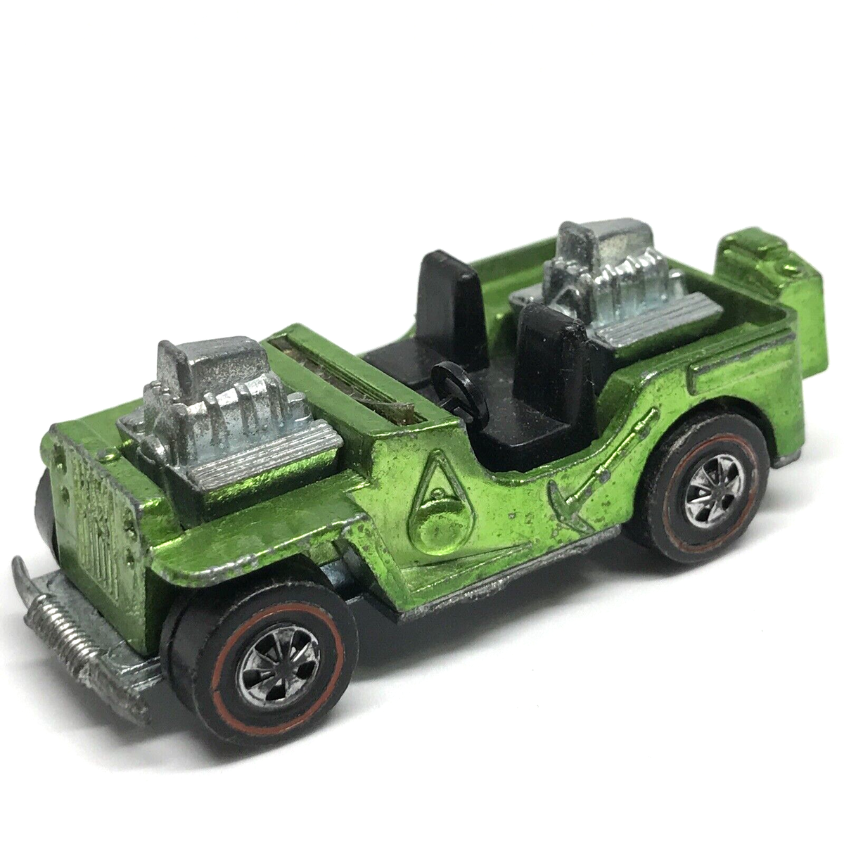 Hot Wheels Redline Grass Hopper Jeep 1970/1971 Light Green - Made