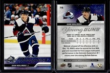 2023-24 Upper Deck Extended Series Young Guns #716 Sam Malinski Rookie RC